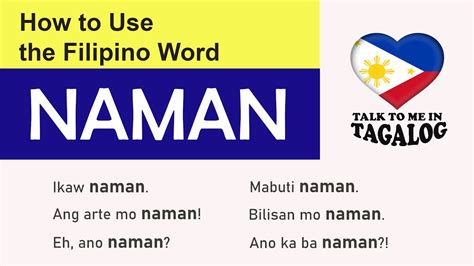 hindi naman dapat in english.